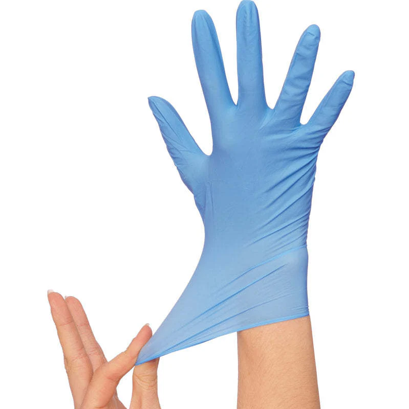 ADVANCE Blue Nitrile Gloves - Exam Grade, Powder Free (5 Mil), 1,000 Gloves - BOGO 20% OFF - Image 4