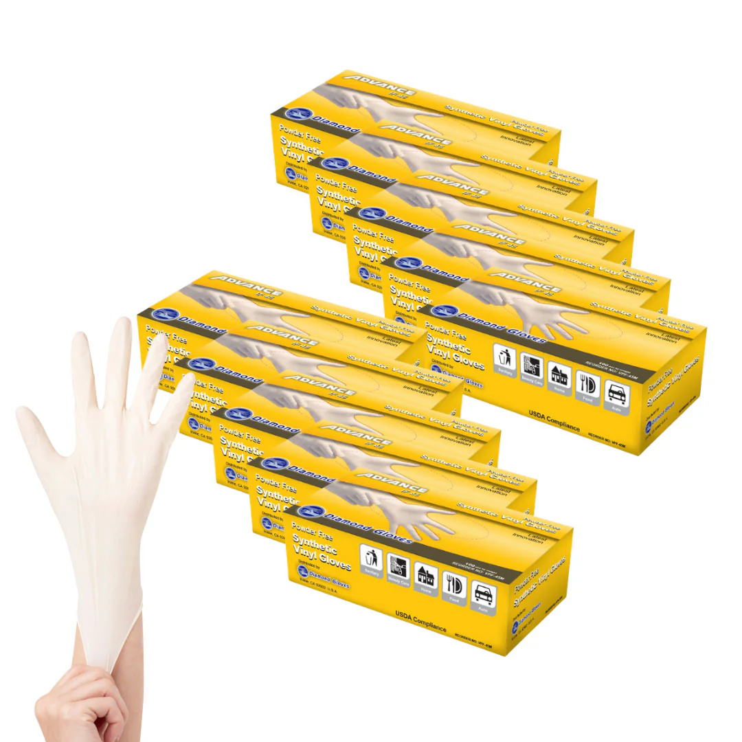 ADVANCE Stretch Vinyl Gloves - Powder Free, 1,000 Gloves - BOGO 20% OFF - Image 10