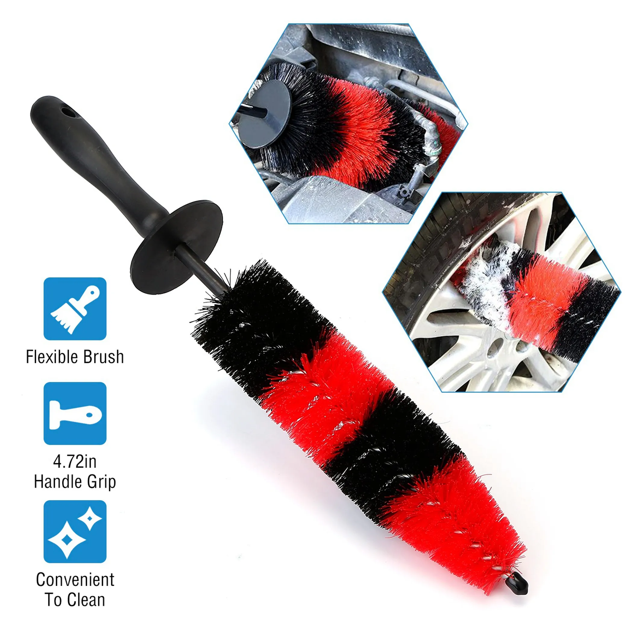Car Wheel Brush Rims Tire Seat - Image 3