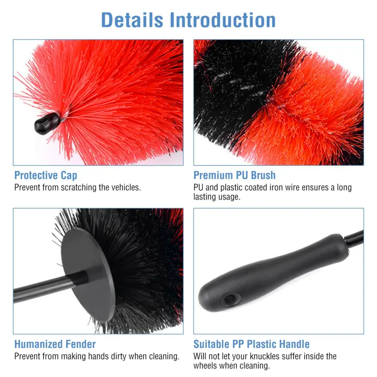 Car Wheel Brush Rims Tire Seat - Image 4
