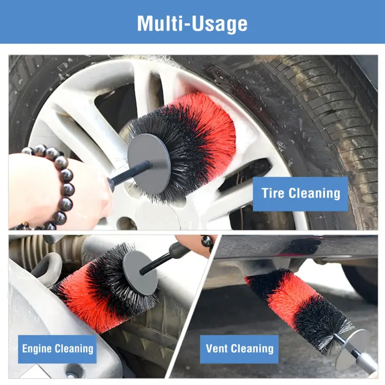 Car Wheel Brush Rims Tire Seat - Image 7