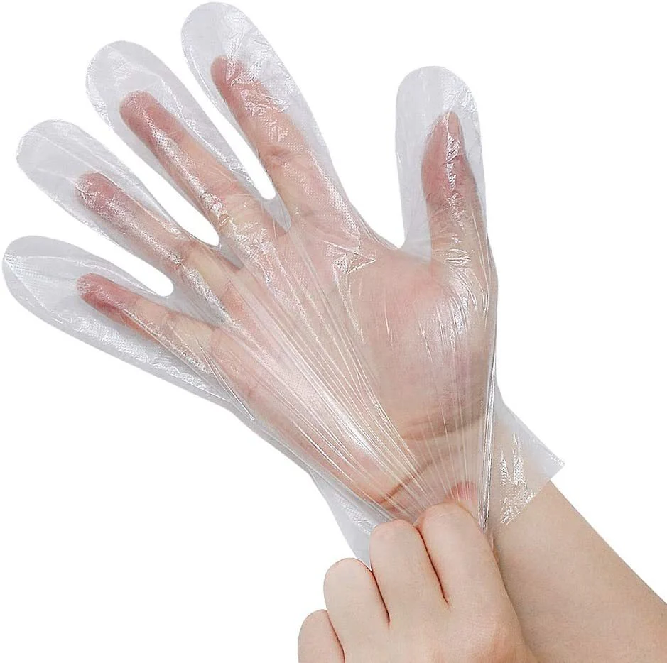 Disposable Poly Gloves Powder Free Multi-Purpose Polyethylene Gloves, 5,000 Gloves - Image 3