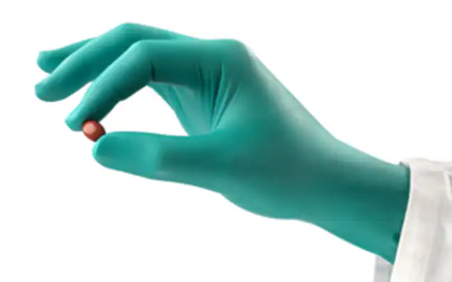 Green Nitrile Powder Free Gloves - 1000 gloves - Image 3