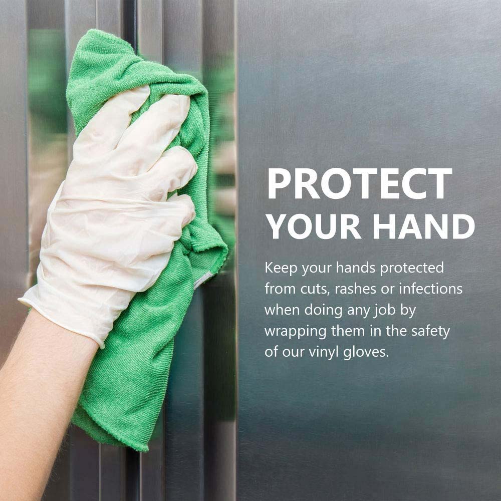 HandCare Vinyl Gloves - Exam Grade, Powder Free (Clear), 100 Cases (Bulk) - Image 6
