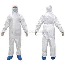POLYPRO WHITE COVERALL GARMENTS SUIT - Image 4